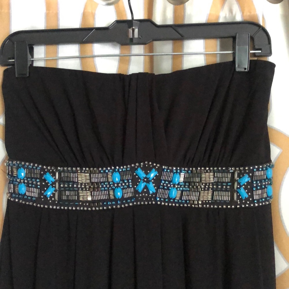 Black White Market formal strapless dress size 4